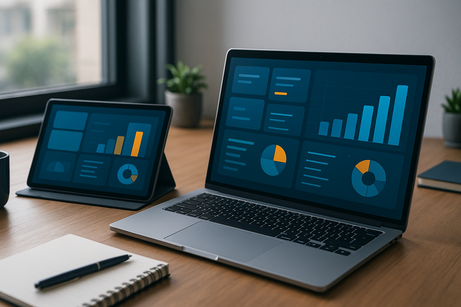 Diagram showing M1Logic operating model across platforms, client services, and shared infrastructure.